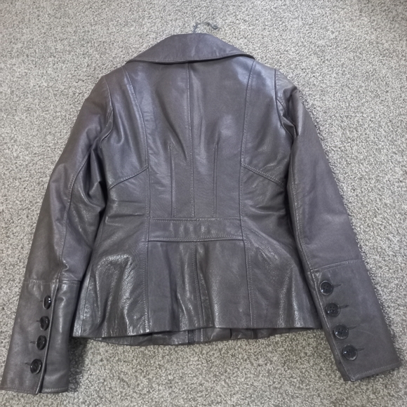 Danier Leather Jacket - deep brown - Picture 5 of 7
